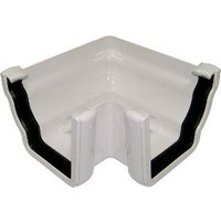 FloPlast Ogee Gutter External Angle - 90 Degree x 110mm x 80mm White