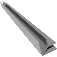 Soffit External Corner - 5mtr Storm Grey Smooth