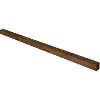 Incised Fence Post - 1800mm x 100mm x 100mm Brown