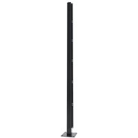 Aluminium Corner Post For Casting For Privacy Screen - 1800mm x 60mm x 60mm Black