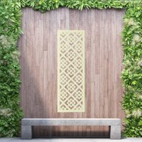 Aluminium Privacy Screen Diamond - Free Standing - 1800mm x 600mm Cream