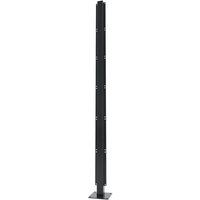Aluminium Dual Post For Casting For Privacy Screen - 1500mm x 60mm x 60mm Black