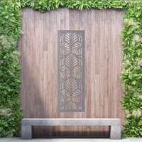 Aluminium Privacy Screen Setosa - Wall Mounted - 1800mm x 600mm Grey