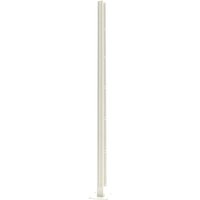 Aluminium Corner Post With Base For Privacy Screen - 1800mm x 60mm x 60mm Cream