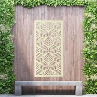 Aluminium Privacy Screen Setosa - Free Standing - 1800mm x 900mm Cream